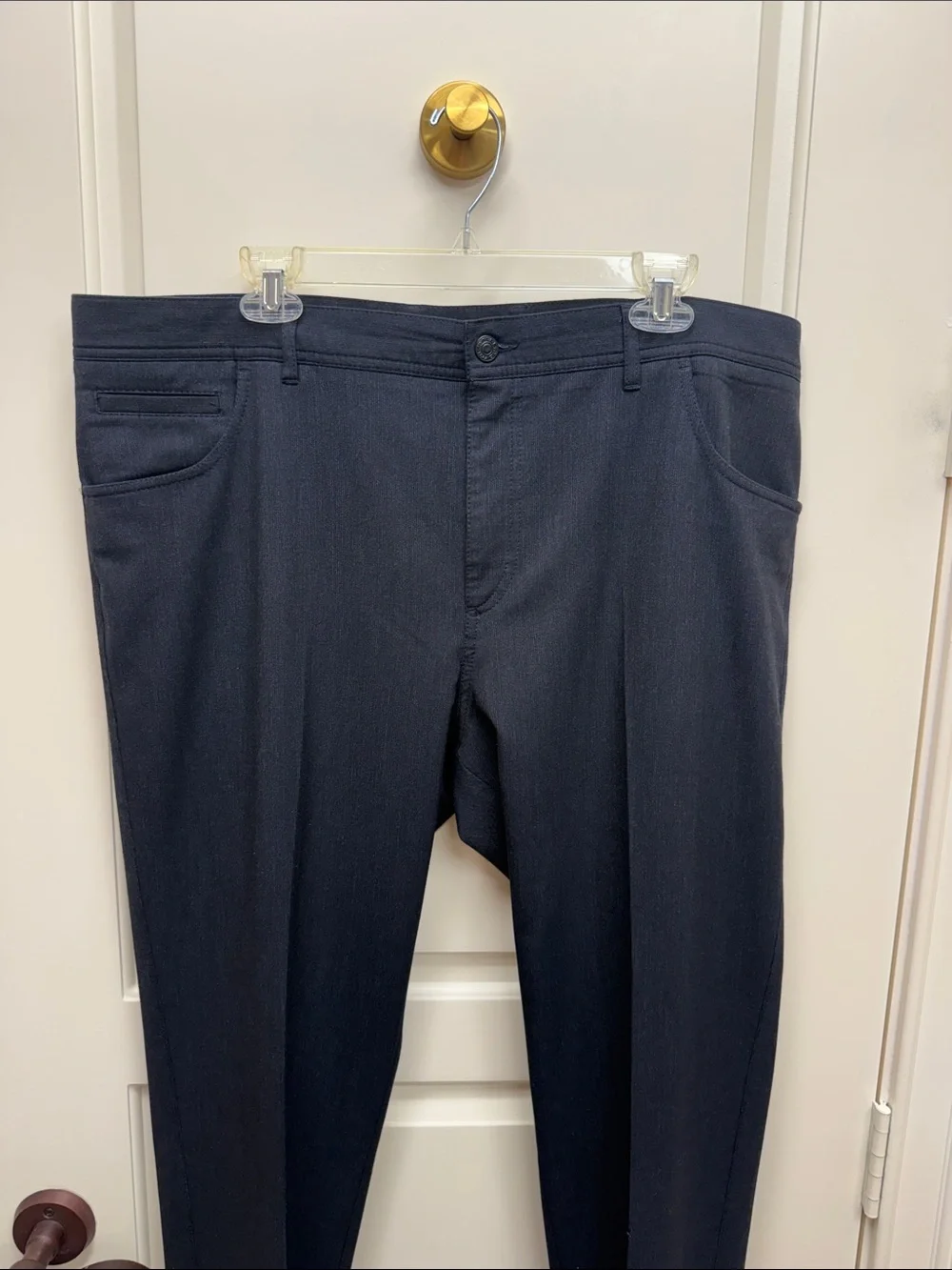 Alberto Tailored Men's Black Dress Pants
